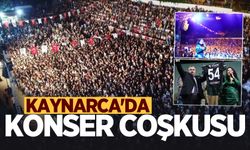 Kaynarca festivalde konserle coştu