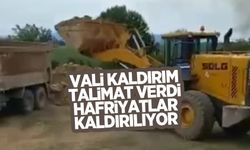 Meraya atılan hafriyatlar kaldırılıyor