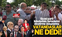 Siyasi parti liderlerinin birbirlerini eleştirme üsluplarına vatandaşlar ne dedi!