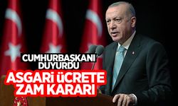 Cumhurbaşkanı Erdoğan'dan asgari ücrete zam açıklaması