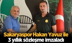 Sakaryaspor Hakan Yavuz ile 3 yıllık imza attı