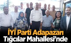 İYİ Parti Adapazarı, Tığcılar Mahallesi'nde