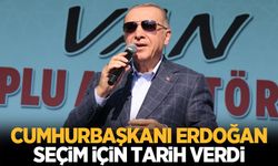 Cumhurbaşkanı Erdoğan seçim için tarih verdi