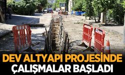 Dev altyapı projesinde çalışmalar başladı