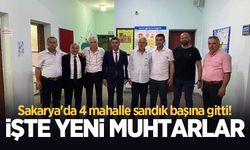 Sakarya'da 4 mahalle sandık başına gitti! İşte yeni muhtarlar...