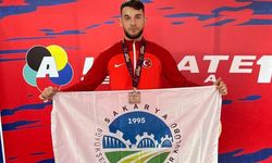 Milli karateci Fatih Şen bronz madalyanın sahibi oldu