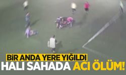 Halı sahada acı ölüm! Bir anda yere yığıldı