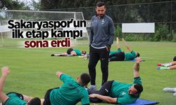 Sakaryaspor'un ilk etap kampı sona erdi