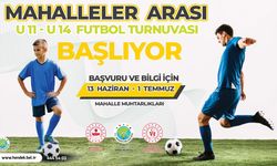 Hendek'te Mahalleler Arası Futbol Turnuvası başlıyor