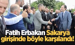 Fatih Erbakan Sakarya girişinde böyle karşılandı!