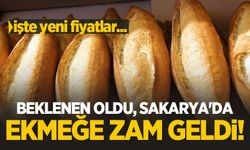 Sakarya'da ekmek için beklenen zam geldi! 