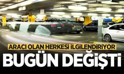 Yeni otopark yönetmeliği Resmi Gazete' de yayınlandı