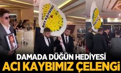 Bir damada daha arkadaşlarından 'Acı Kaybımız' çelengi!