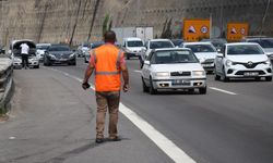 Bolu Dağı’nda tatilcilerin trafik yoğunluğu havadan görüntülendi