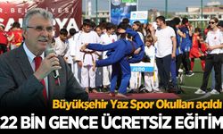 Büyükşehir Yaz Spor Okulları açıldı