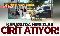 Karasu’da hırsızlar cirit atıyor! 250 kiloluk kasayı çaldılar