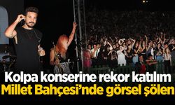 Millet Bahçesi'ndeki Kolpa konserinde büyük coşku