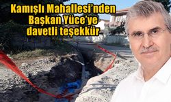 Kamışlı Mahallesi’nden Başkan Yüce’ye davetli teşekkür