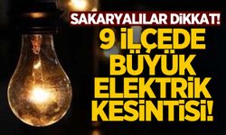 9 ilçede büyük elektrik kesintisi! Pazartesi ve salı gününe dikkat...