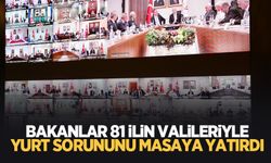 Bakan Soylu ve Bakan Kasapoğlu, 81 il valisi ve gençlik spor il müdürleri ile toplantı yaptı