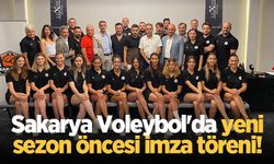 Sakarya Voleybol'da yeni sezon öncesi imza töreni!