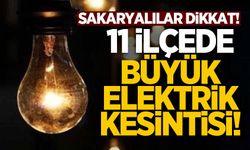 11 ilçede büyük elektrik kesintisi! Pazar ve Pazartesi gününe dikkat...