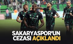 Sakaryaspor'a ceza