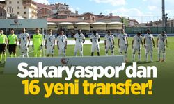 Sakaryaspor'dan 16 yeni transfer!