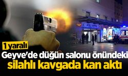 Geyve'de düğün salonu önündeki silahlı kavgada kan aktı: 1 yaralı