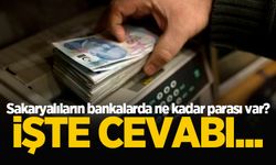 Sakaryalıların bankalarda ne kadar parası var? İşte cevabı...