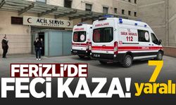 Ferizli'de feci kaza: 7 yaralı