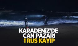 Karasu'da 1 Rus şoför Karadeniz'de kayboldu