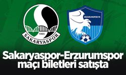 Sakaryaspor-Erzurumspor maçı biletleri satışta