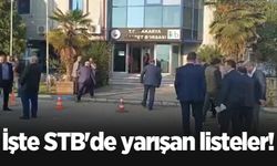 İşte STB'de yarışan listeler!