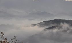 Mudurnu'da sis manzarası