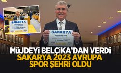 Başkan Yüce müjdeyi verdi: Sakarya ‘2023 yılı Avrupa Spor Şehri’ oldu