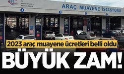 2023 araç muayene ücretleri belli oldu! Büyük zam...