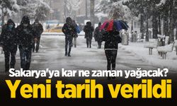 Sakarya'ya kar ne zaman yağacak? Yeni tarih verildi