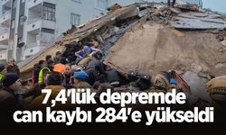 7,4'lük depremde can kaybı 284'e yükseldi