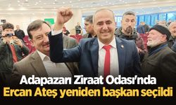 Adapazarı Ziraat Odası'nda Ercan Ateş yeniden başkan seçildi