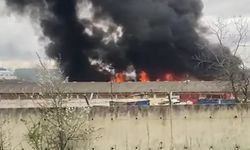 Gebze'de fabrika yangını