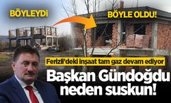 Ferizli’deki inşaat tam gaz devam ediyor... Başkan Gündoğdu neden suskun!