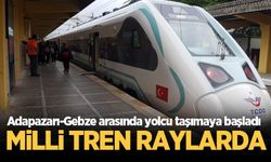 Milli elektrikli tren raylara indi, Adapazarı-Gebze arasında yolcu taşımaya başladı!