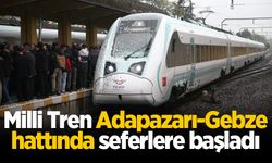 Milli Tren Adapazarı-Gebze hattında seferlere başladı