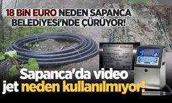 18 bin Euro neden Sapanca Belediyesi’nde çürüyor! Sapanca’da video jet neden kullanılmıyor!