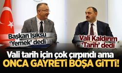 Vali tarih için çok çırpındı ama onca gayreti boşa gitti!