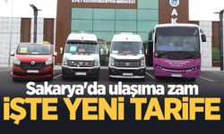 Sakarya'da ulaşıma zam: Yeni tarife belli oldu
