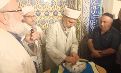 Taraklı'da mevlid kandilinde Sakal-ı Şerif ziyareti