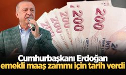 Cumhurbaşkanı Erdoğan, emekli maaş zammı için tarih verdi