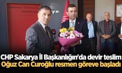 CHP Sakarya İl Başkanlığı'nda devir teslim: Oğuz Can Curoğlu resmen göreve başladı